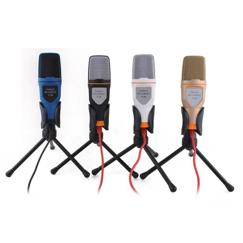 Microphone with Bracket Stand for Birthday Recording Streaming Conference