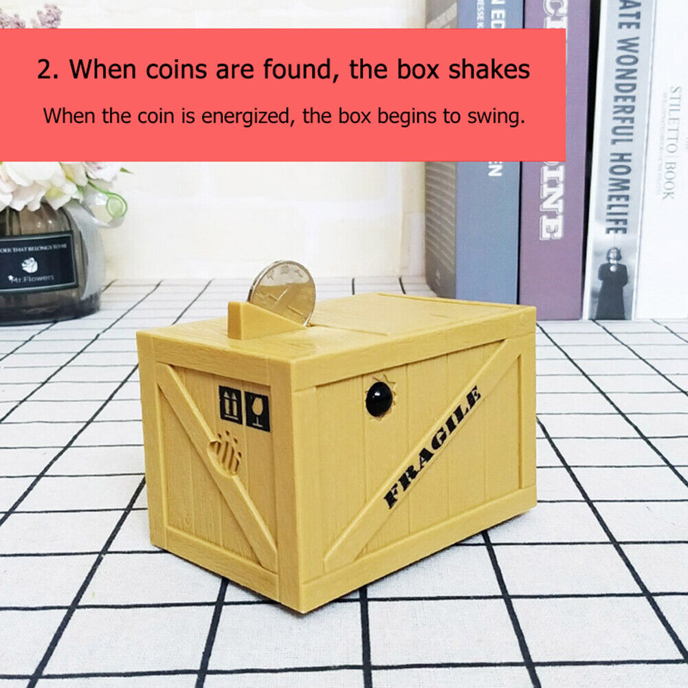 Electric Coin Piggy Banks Creative Funny Ghost Hand Thief Money Saving Box