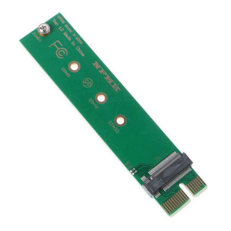 PCI-E 3.0 1x to NGFF M-key M.2 NVME AHCI SSD Adapter Card for XP941 SM951 PM951