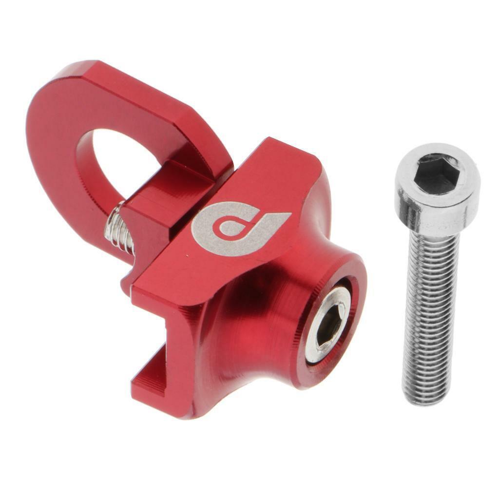 2x Bicycle Chain Tensioner Adjuster Fastener Folding BMX  Red