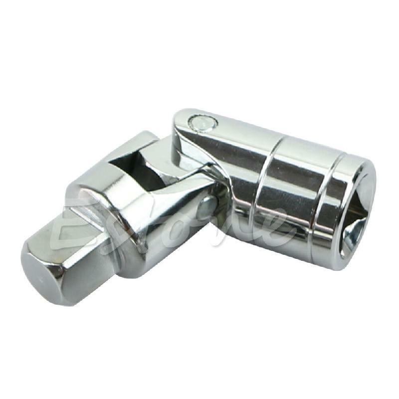 Universal Joint Set 3/8"Ratchet Angle Extension Bar Socket Adapter
