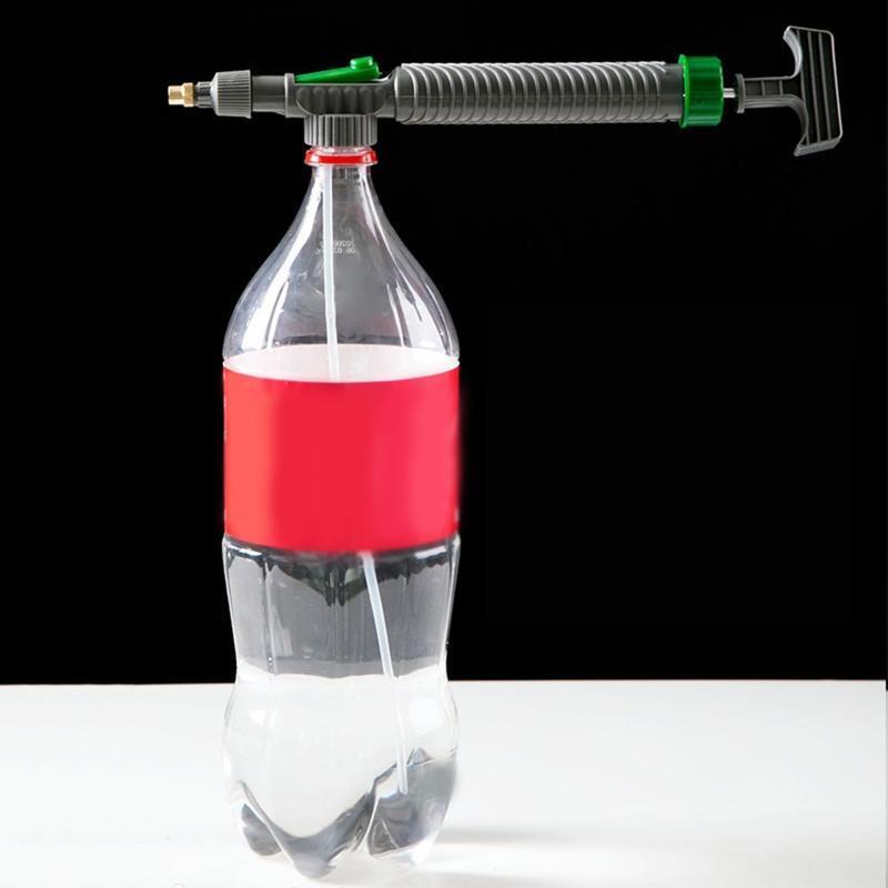 Adjustable Drink Bottle Spray Head High Pressure Air Pump Manual Sprayer Nozzle