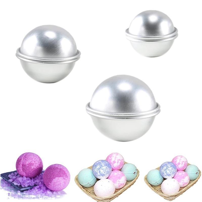 Set of 6 Aluminum Alloy Material Pudding Baking Shallow Semicircle Mould
