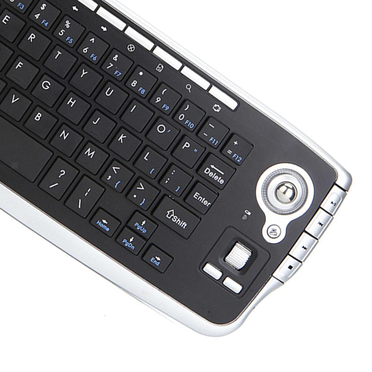 Blesiya Wilreless Keyboard Trackball Multi Function 78Keys for Notebook Tablet