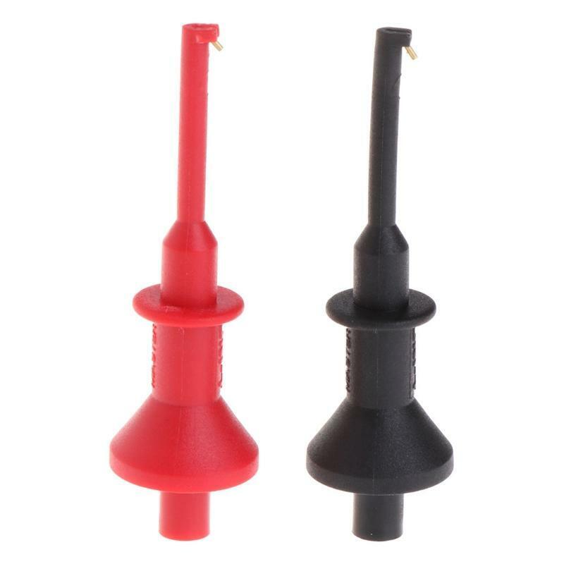 Testing Hook Clip Multimeters Test Lead Extension Probe Aperture 4mm Plug-in