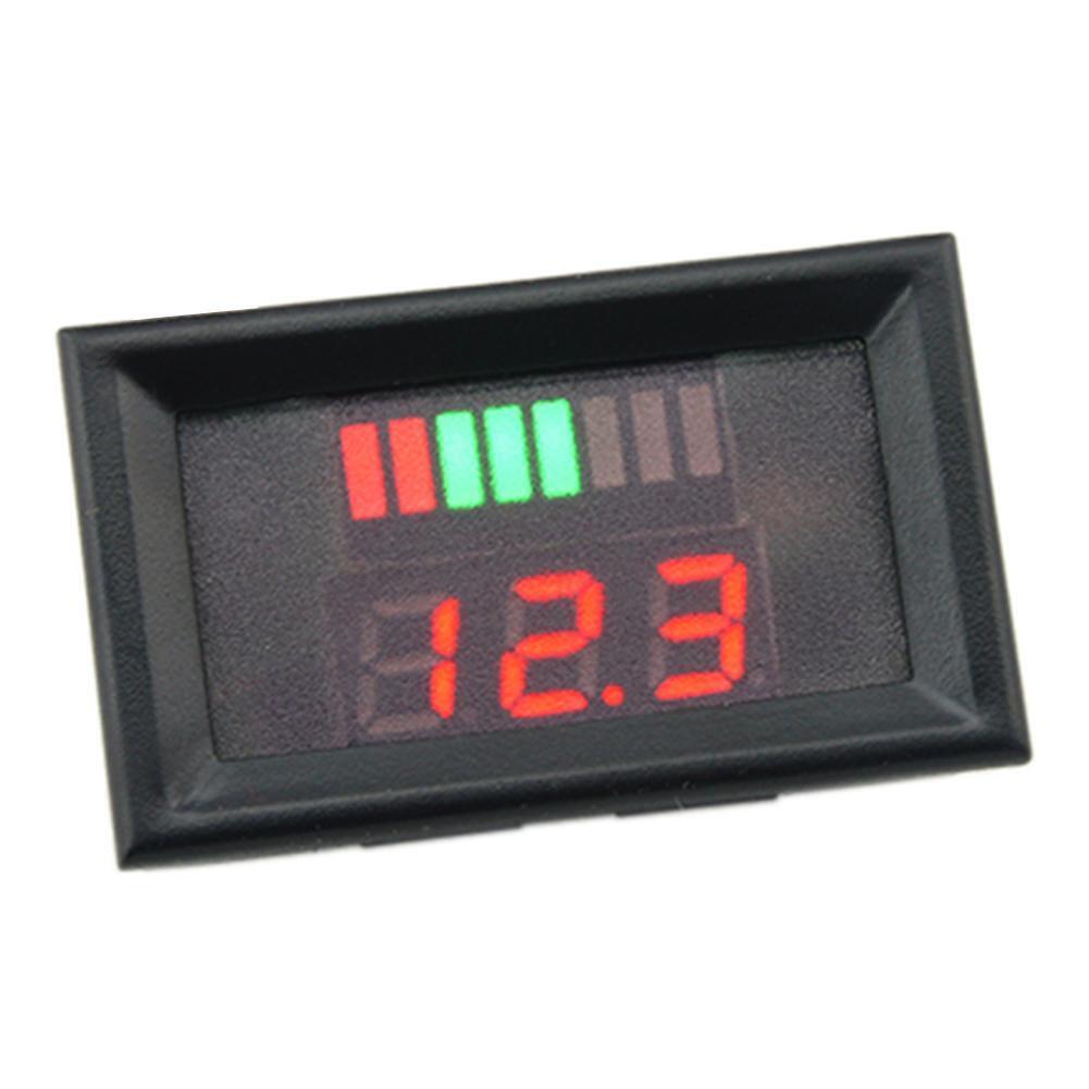 12-60V Lead Acid Batteries Capacity LED Indicator Digital Voltmeter Tester