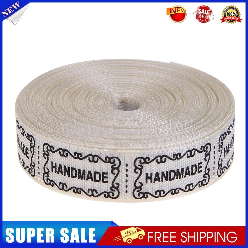 10 Yards Ribbon Tape Label DIY Handmade Bowknot Sewing Accessories Gifts
