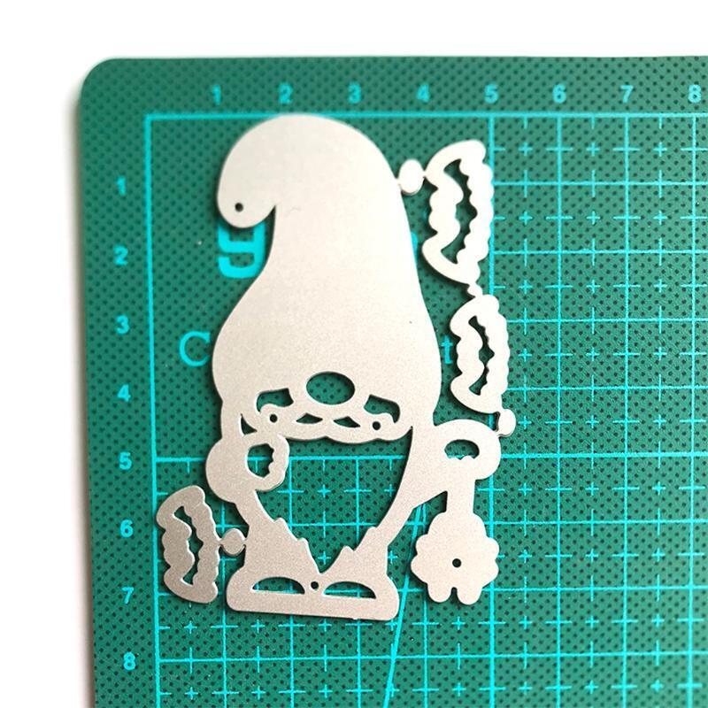Halloween Gnome Metal Cutting Dies Stencil Scrapbook Album Paper Card Template