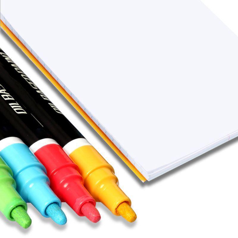 28 Colors Waterproof Metallic Oil Based Paint Marker Pen for Ceramic Rock Glass