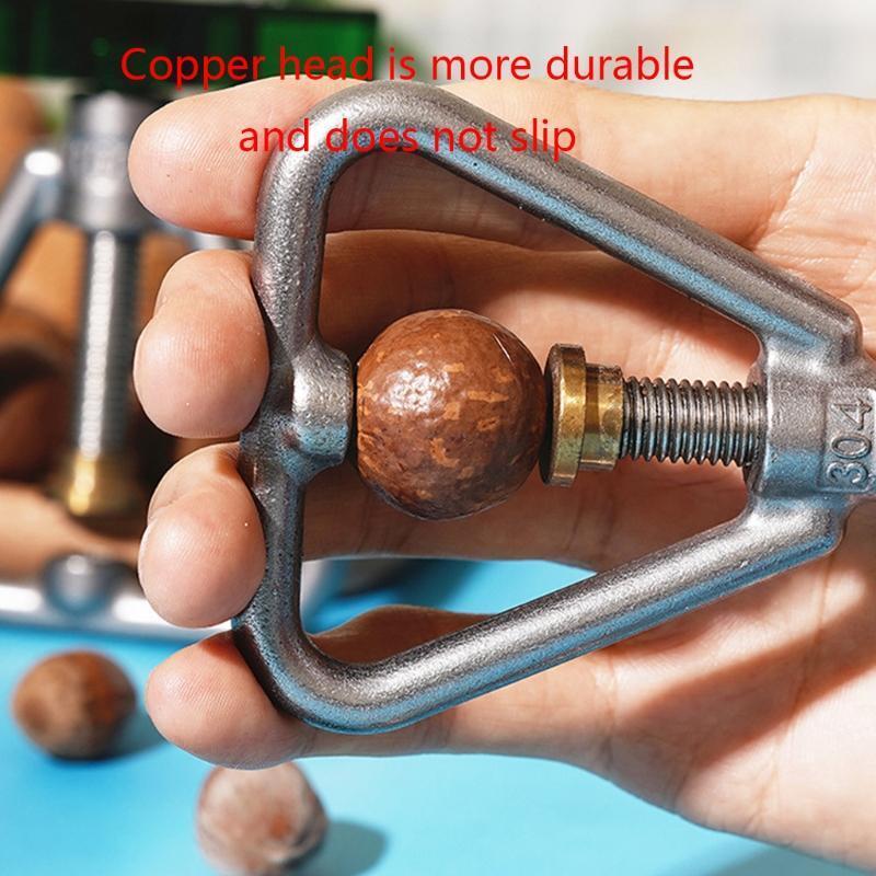 Nut Walnut Cracker Stainless Steel Pecan Cracker Nutcracker Tool for Hazelnuts
