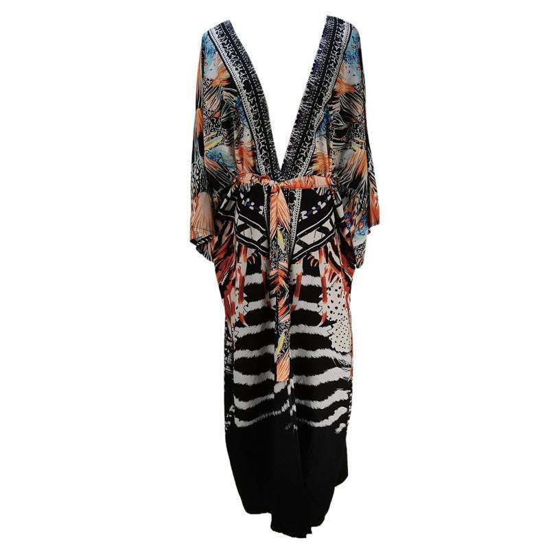 Women Open Front Cardigan Sun Protection Beach Cover Ups Flowy Beach Kimono Gift