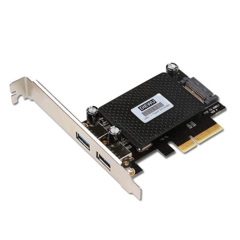 USB3.1 to PCI-E 10Gb Adapter Drive-free for Desktop PCI Express X1 X4 X8 X16