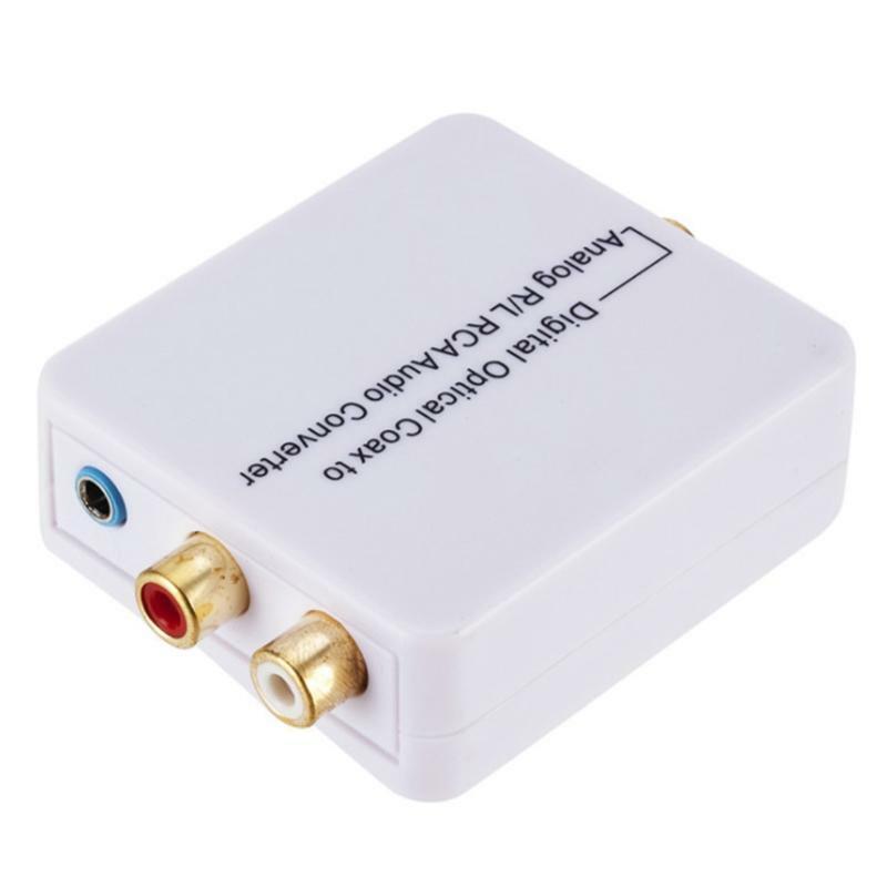 3.5 Mm Coaxial Converter Digital Optical Coax To Analog R/L RCA Audio Converter