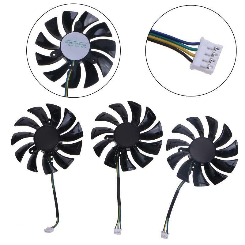 3PCS 87MM Graphics Card Cooling Fan GA91S2H 4Pin 12V Cooler for ZOTAC RTX3090