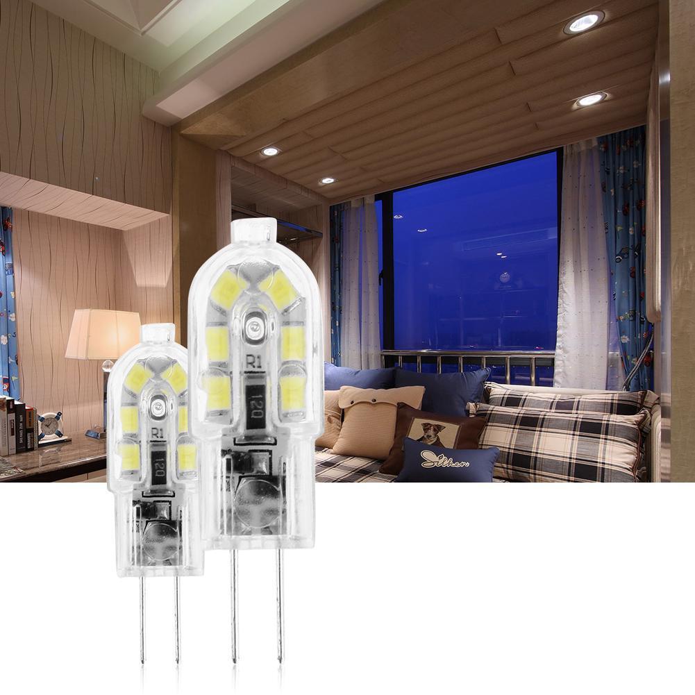 G4 200LM 2W SMD2835 12LED Corn Bulb for Crystal Lamp Chandelier (DC 12V CW)