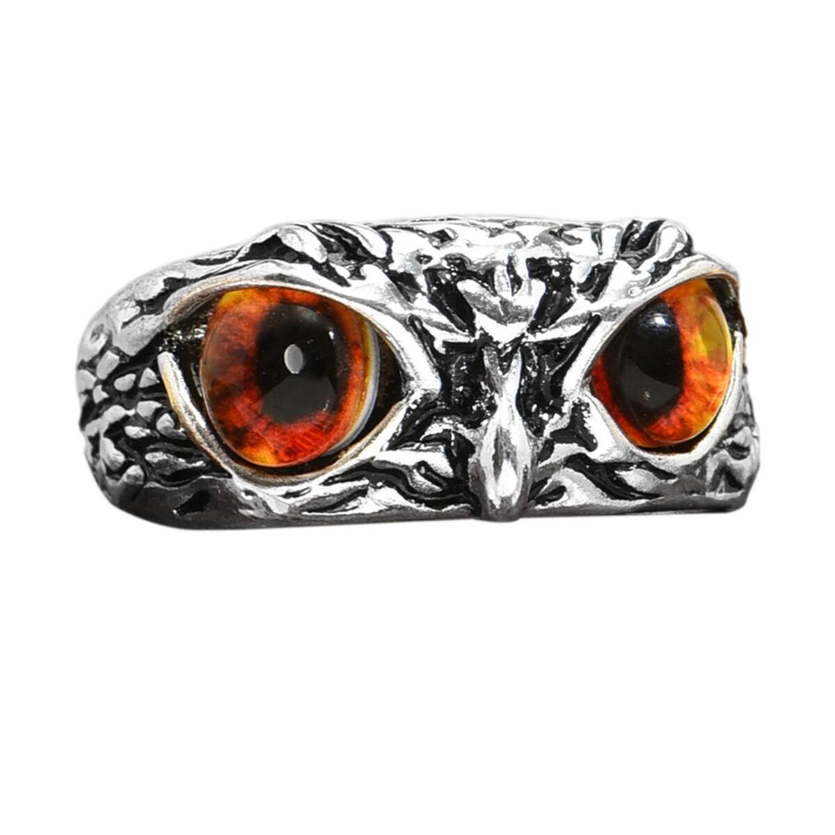 Charming Fashion Owl Ring Resizable Creativering for Dance Parties