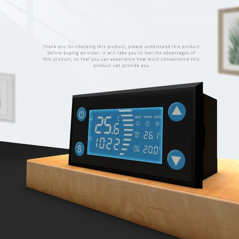110-220V Smart Temperature Controller w Timer for Incubator Aquarium Thermostat