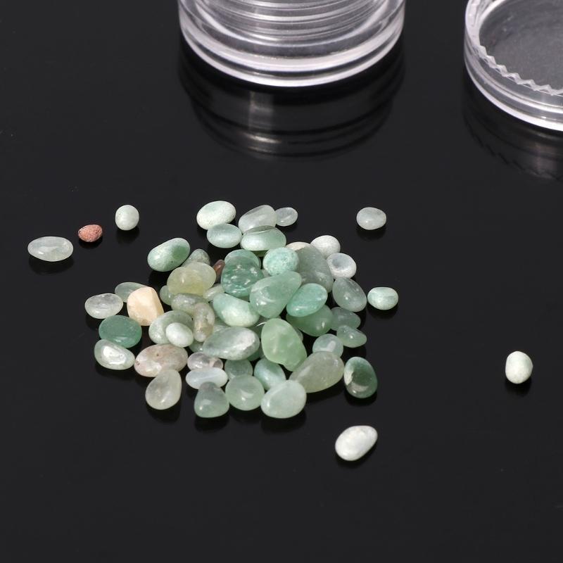10Pcs Aquamarine Tumbled Chips Stone Healing Reiki Crystal Stone Jewelry Making