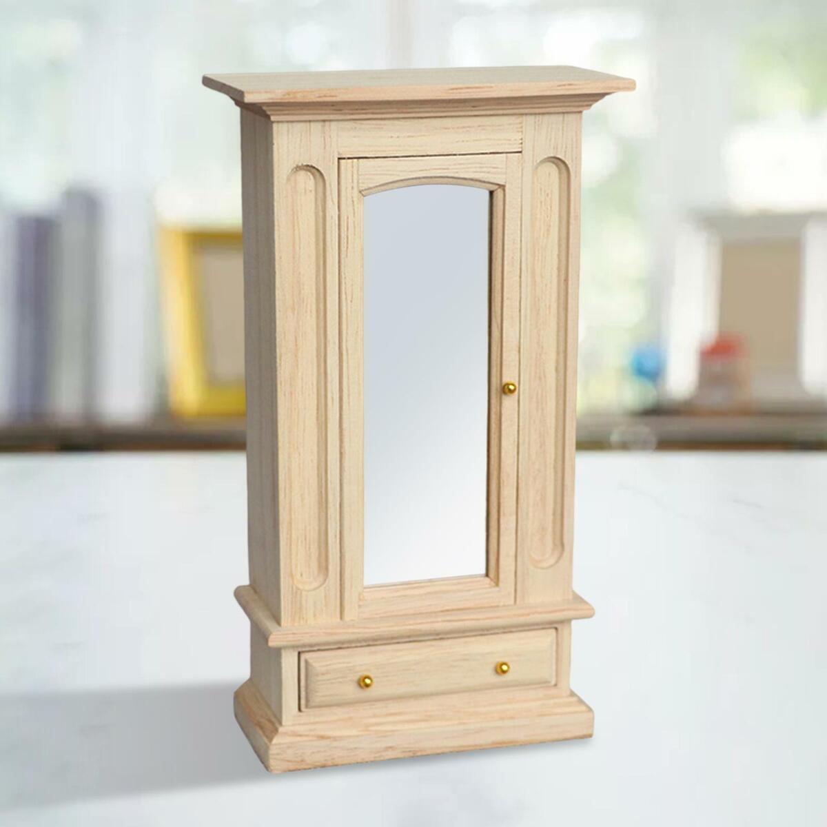 2  1:12 Scale Wardrobe and Cabinet  Bedroom Furniture Ornaments