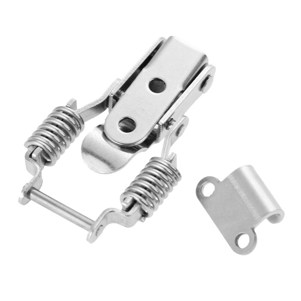 Spring Hasp Latch Trunk Wood Chest Catch Toggle Lockable Lock Jewellery Box Tool