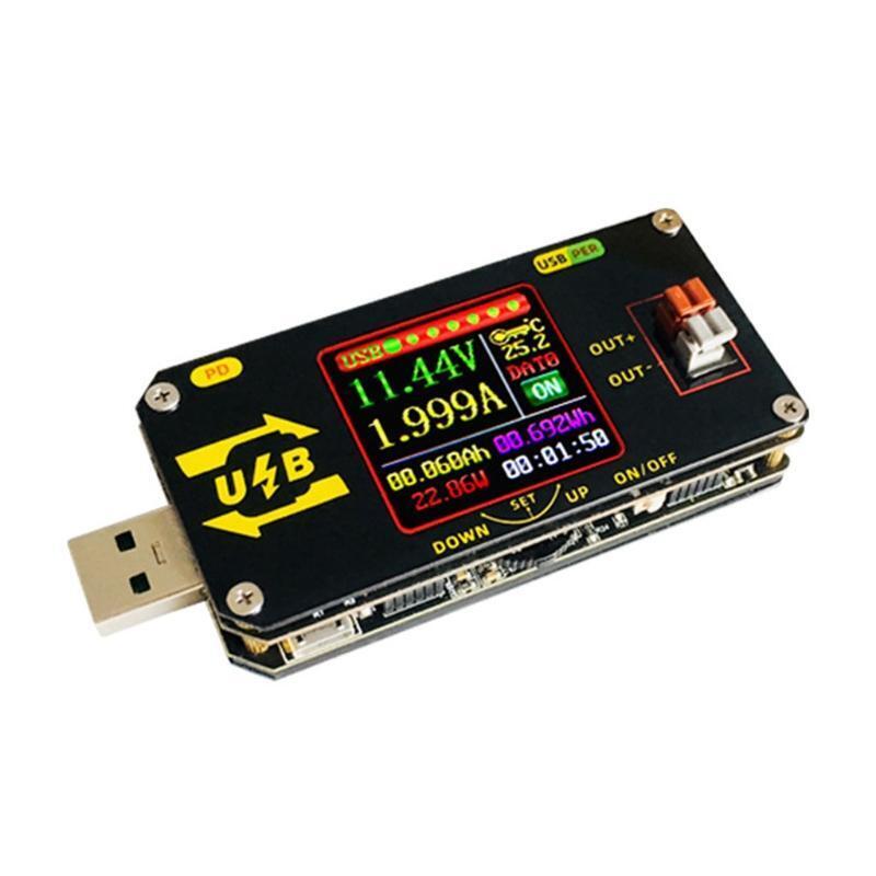 XY-UMPD USB Color Screen Charging Tester CNC Buck-Boost Power Supply PD Ammeter
