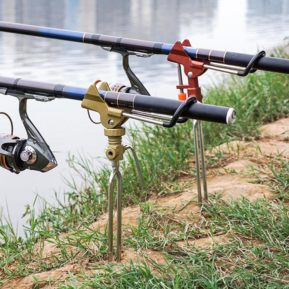 Universal Angle Adjustable Fishing Rod Holder Stand Aluminum Alloy Bracket