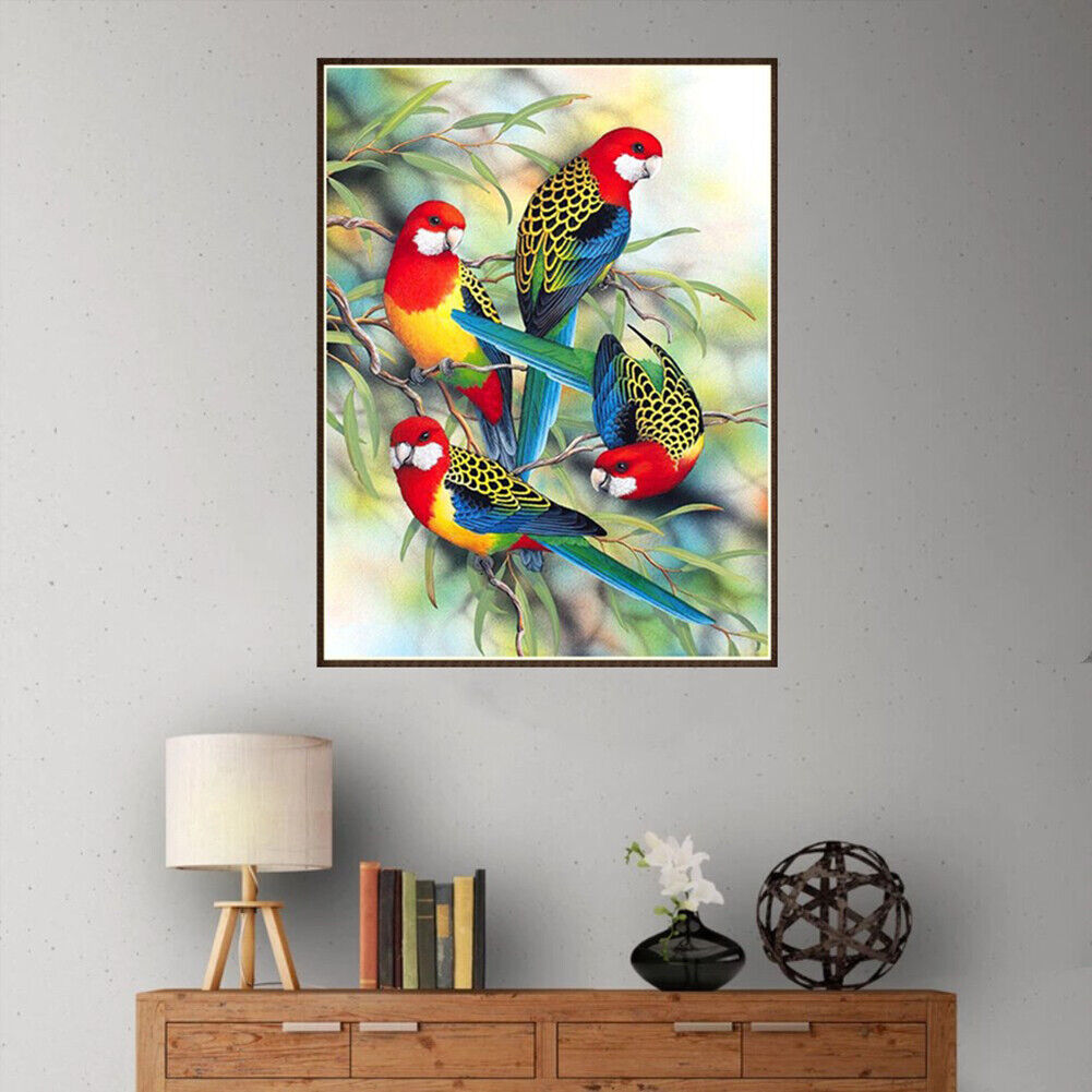 Bird 5D Round Diamond Painting Embroidery DIY Needlework Cross Stitch Set
