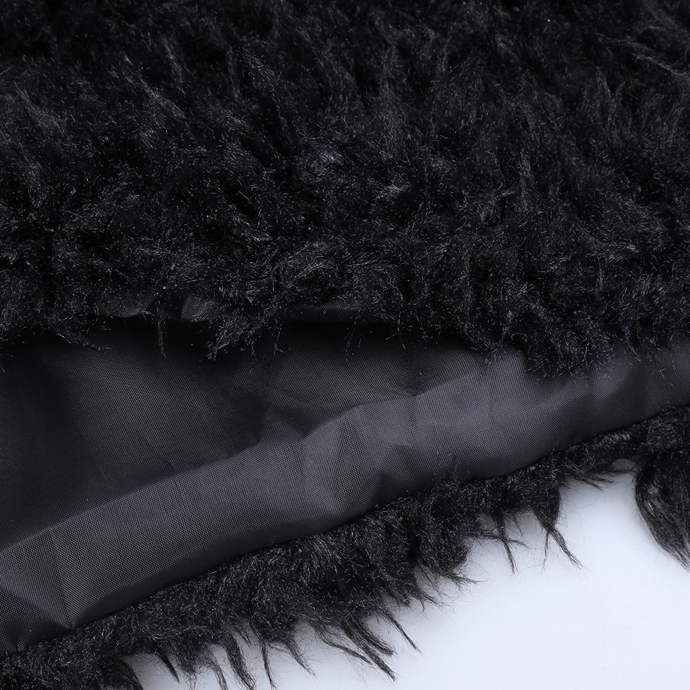 Solid Winter Fashion Cardigan Coat Long Sleeve Women Outerwear (Black XL)