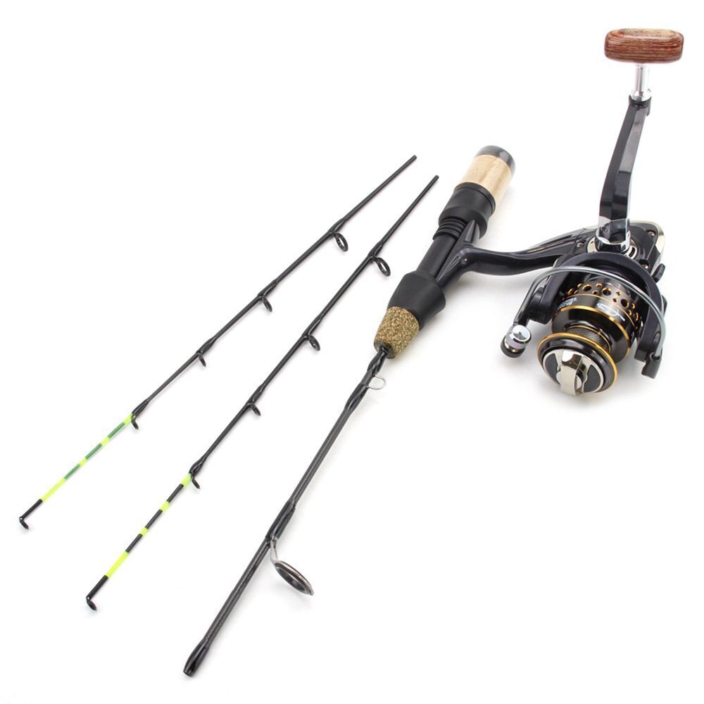 Portable Crab Travel Fishing Reels Fishing Tackle Ice Fishing Rods Tackle Pole
