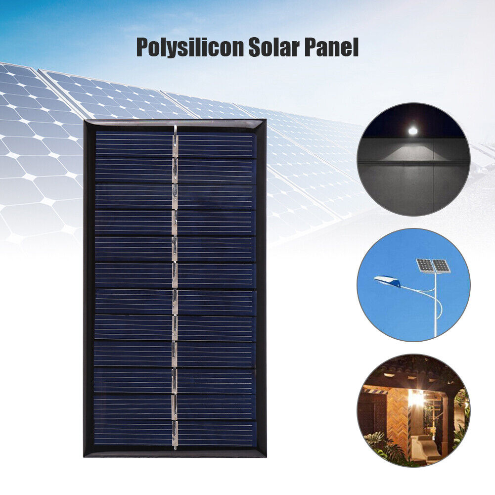 1W 6V Mini Solar Panel DIY Solar System for Phone Power Bank Cell Chargers