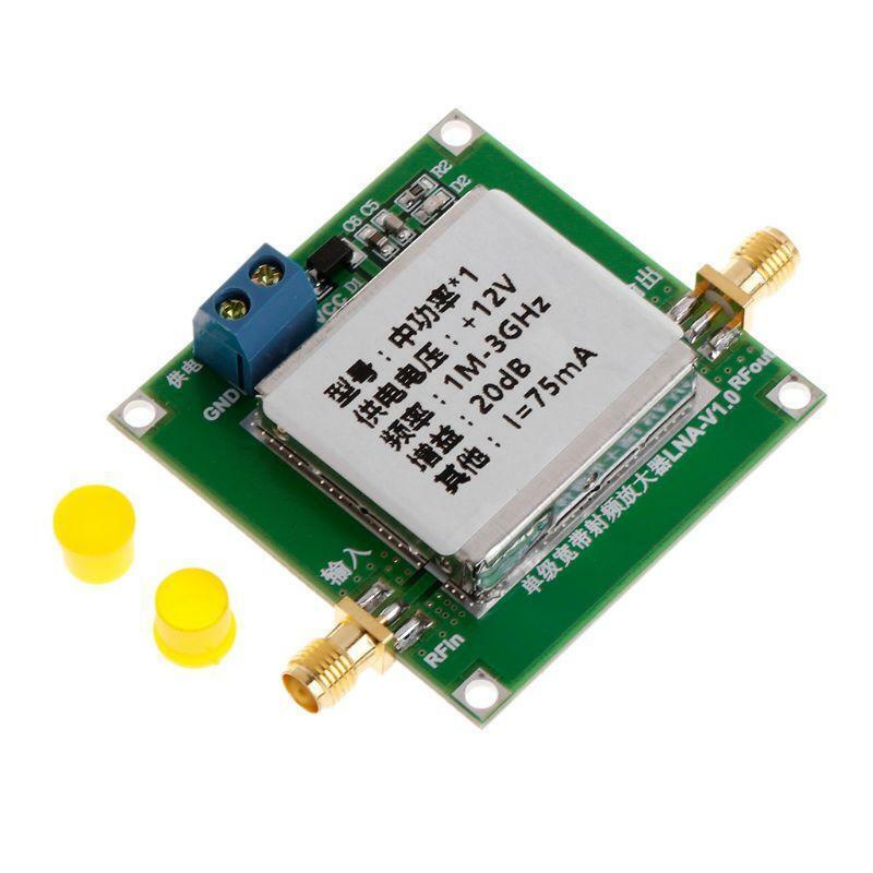 RF Low Noise Amplifier Wide Band Amplifier Signal Receiver 1-3000MHz 2.4GHz