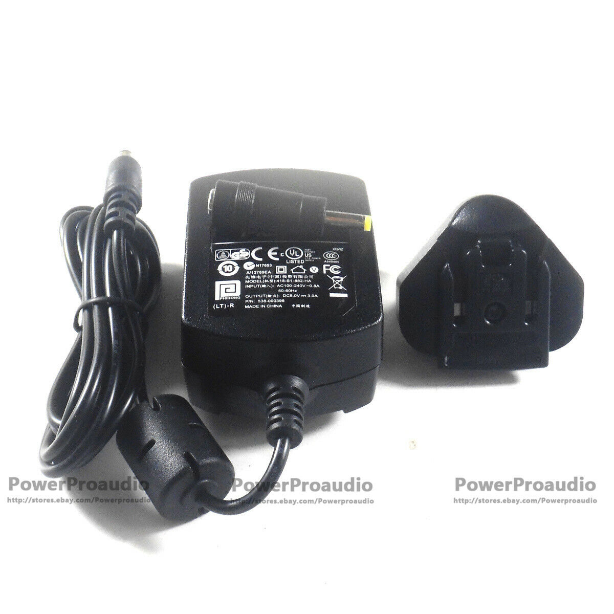DDJ-SX3 DDJ-SX2 DDJ-RX DDJ-SR POWER Adapter for Pioneer 411-S1-882 UK plug