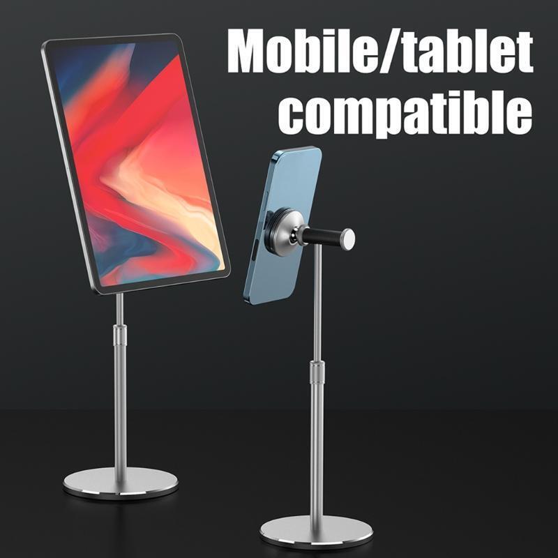 Metal Liftable Magnetic Phone Stand Foldable Tablet Holder Adjustable Bracket
