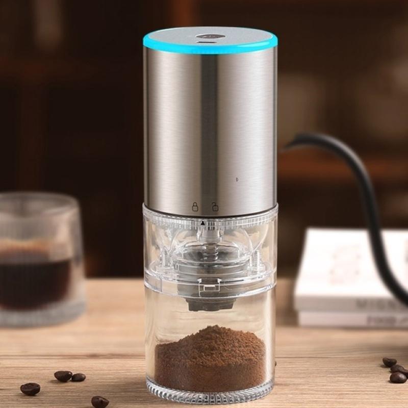 Upgrade Portable Electric Coffee Grinder TYPE-C USB Charge Easy Use and Clean