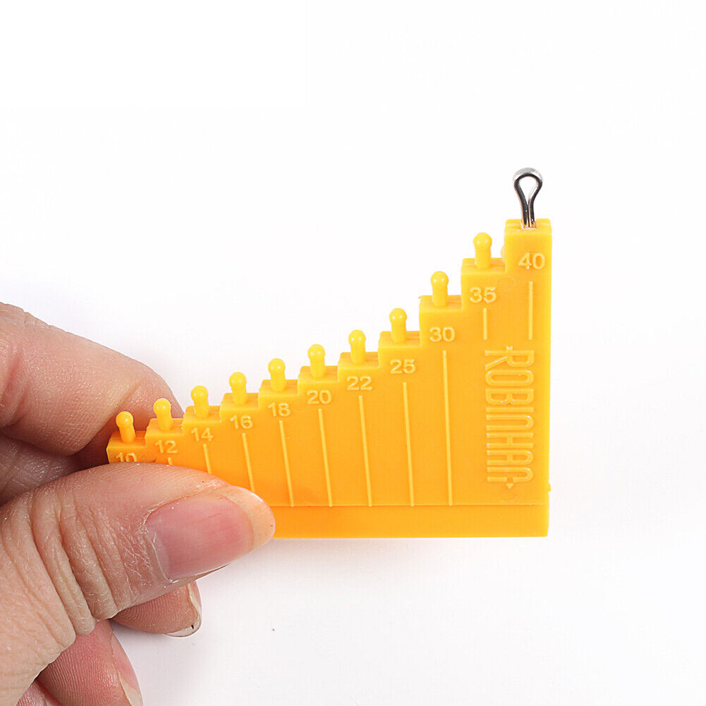 Carp Fishing Hair Rig Gauge Measurement Tool Line Feeder Fishing Tackles