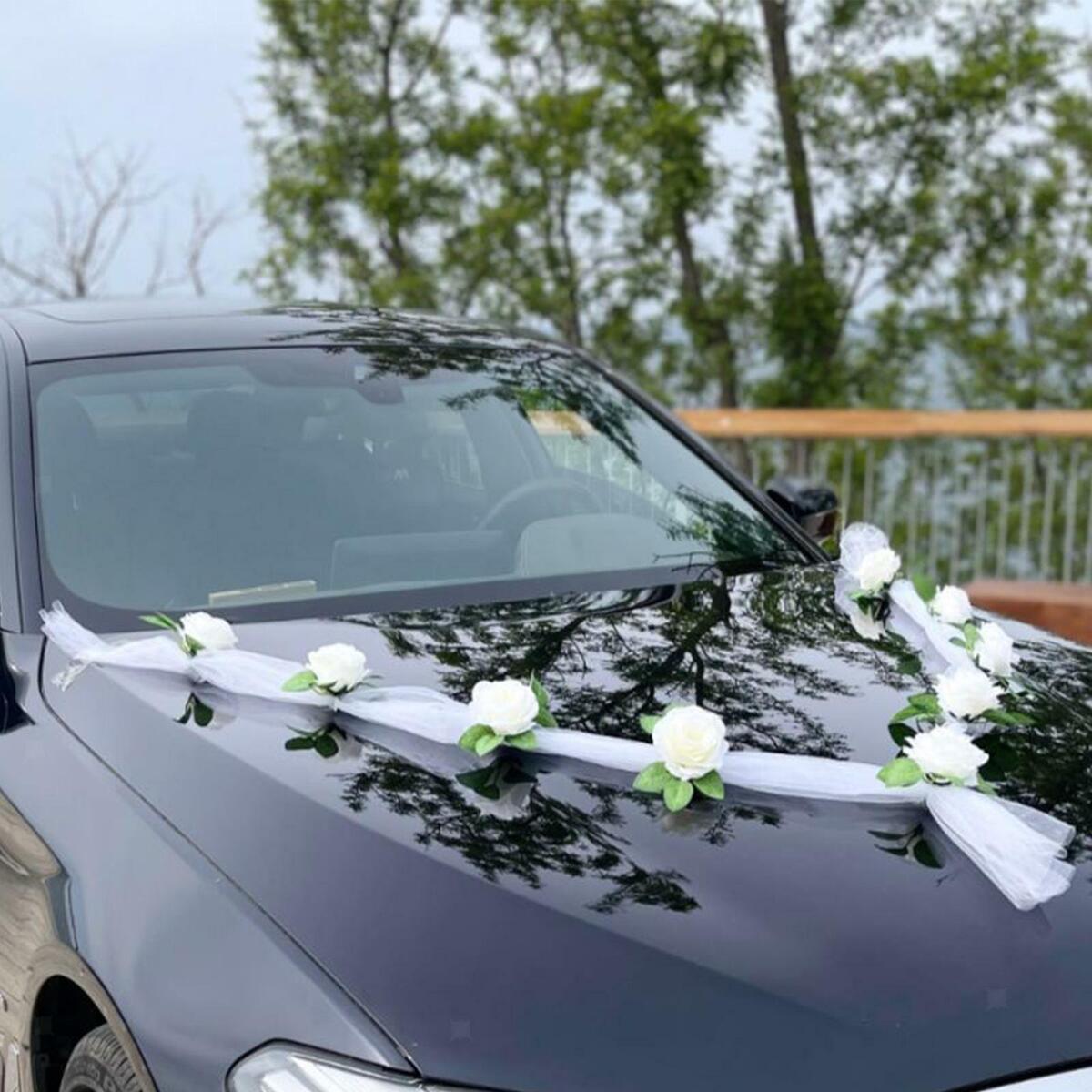 DIY Wedding Car  Set for Bridal Car Decoration Accessories