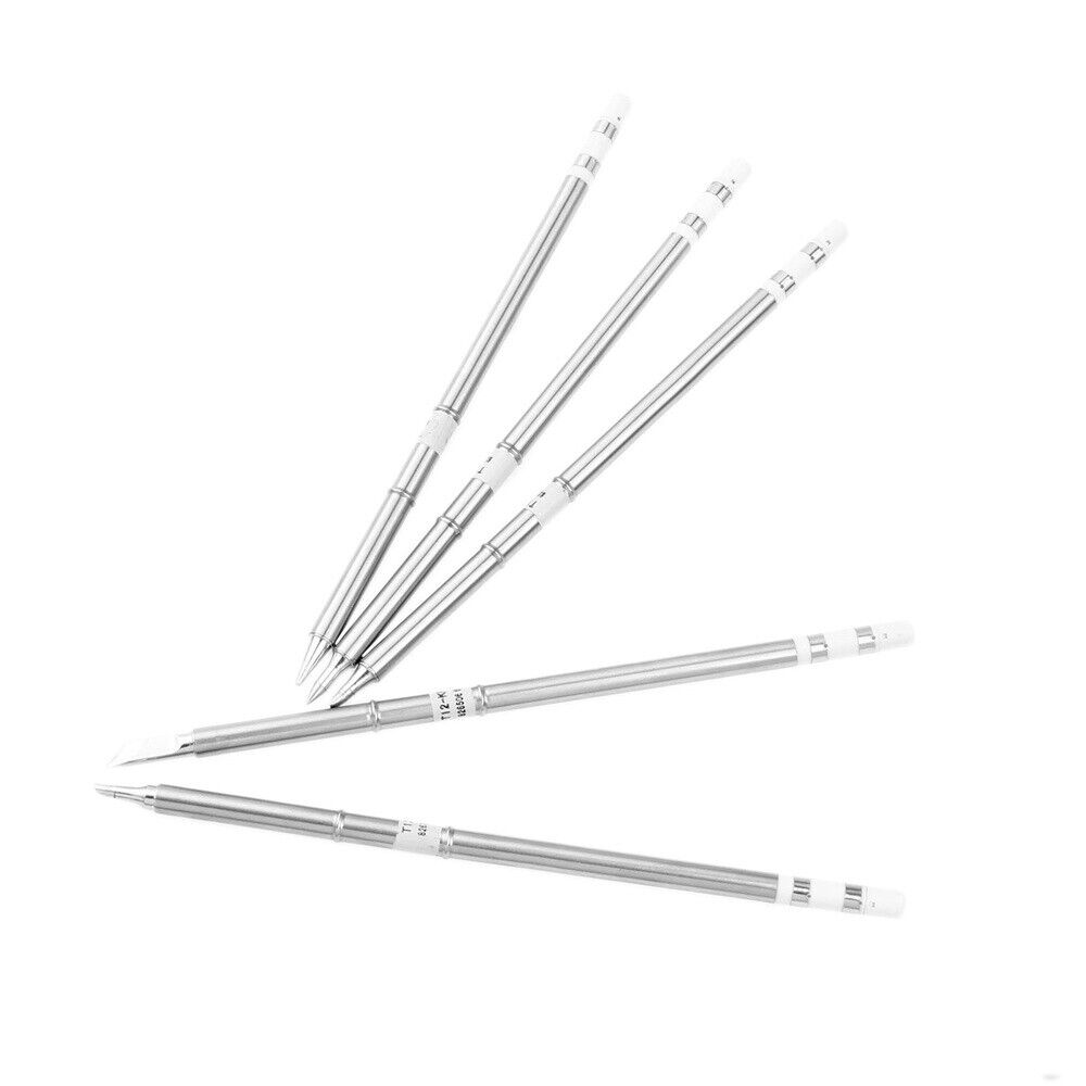 Replacement T12-BC2 T12-KF T12-D24 T12-IL T12-B2 Soldering Iron Tip Tool 5PCS