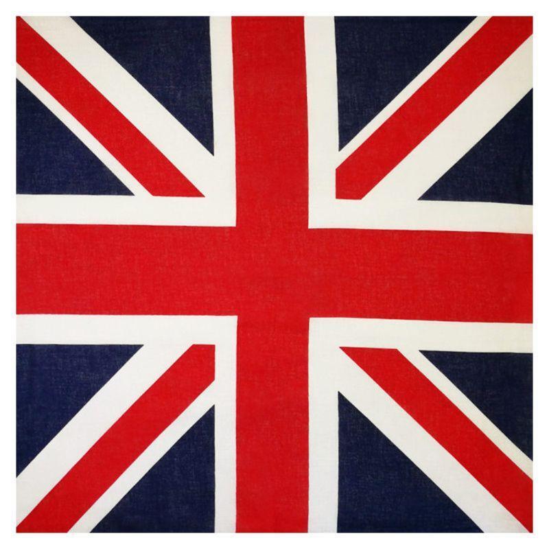 Union Jack Print Bandana Square Scarf Wrap Headband Motorcycle Sports Wristband