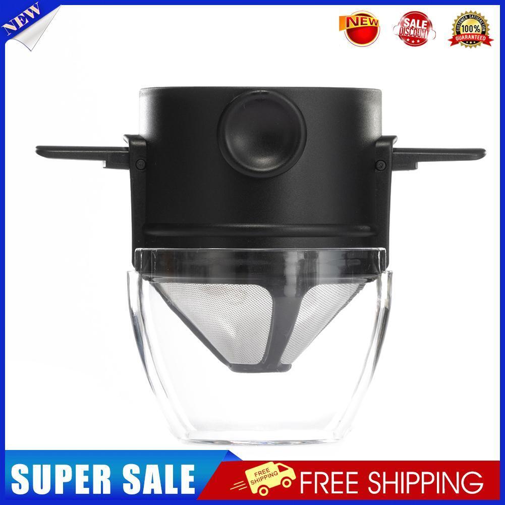 Reusable Stainless Steel Filter Cup Drip Coffee Holder Funnel Tea Infuser