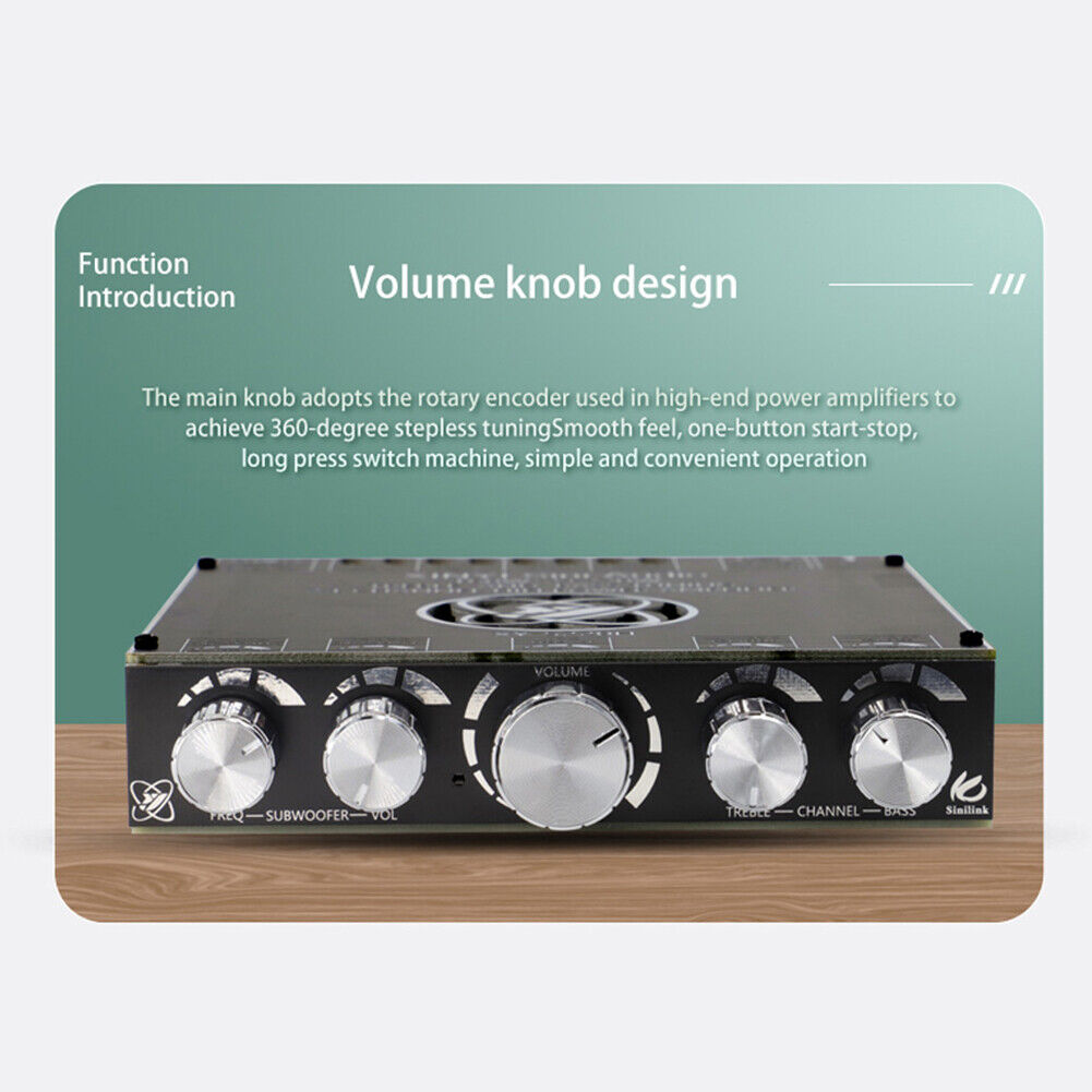 XY-S220H 2x160W+220W Bluetooth-compatible 5.1 Power Amplifier Board AUX AMP