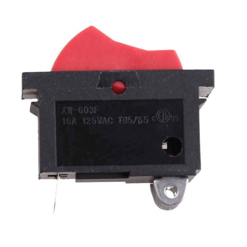 Wind Speed Control Rocker Switch 3 Positions Switch for Hair Dryer Black Red