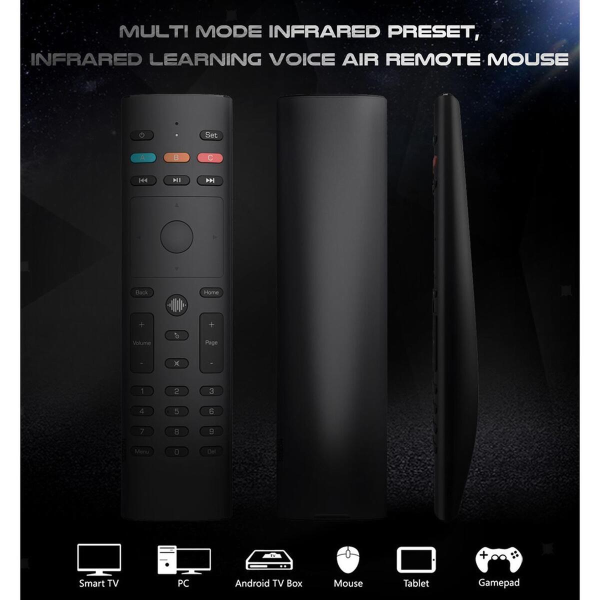 2.4G Voice Air Mice, G40S IR Learning Air Remote Mice for