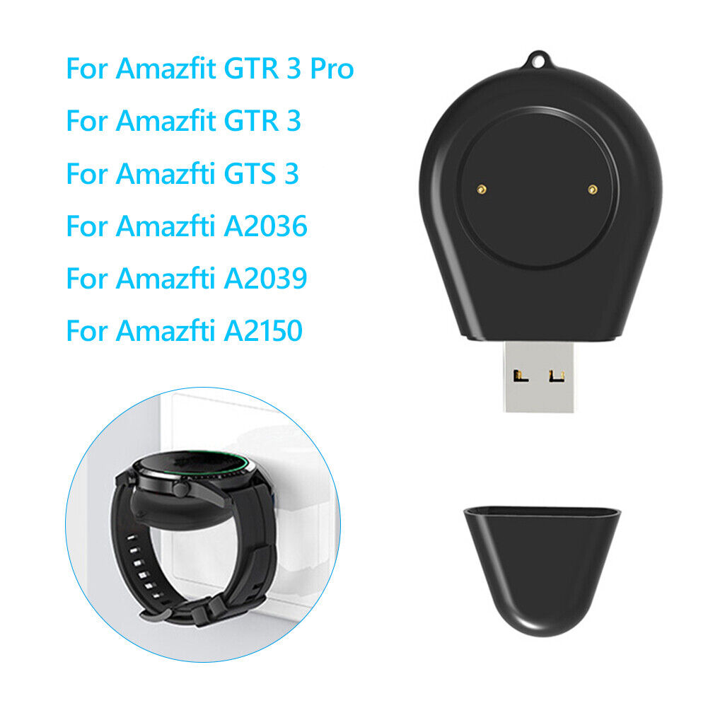 Smart Watch USB Mini Charger Dock Adapter for Amazfit GTR 3 Pro/GTR 3/GTS 3