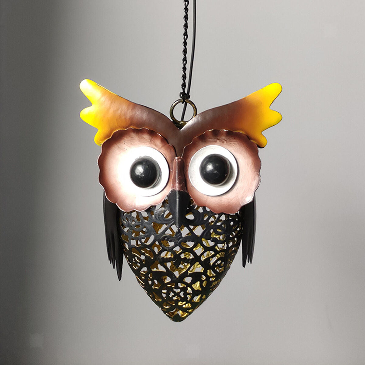 Owl Solar Hanging Garden Outdoor Lights Patio Yard Lawn Lighting Decor
