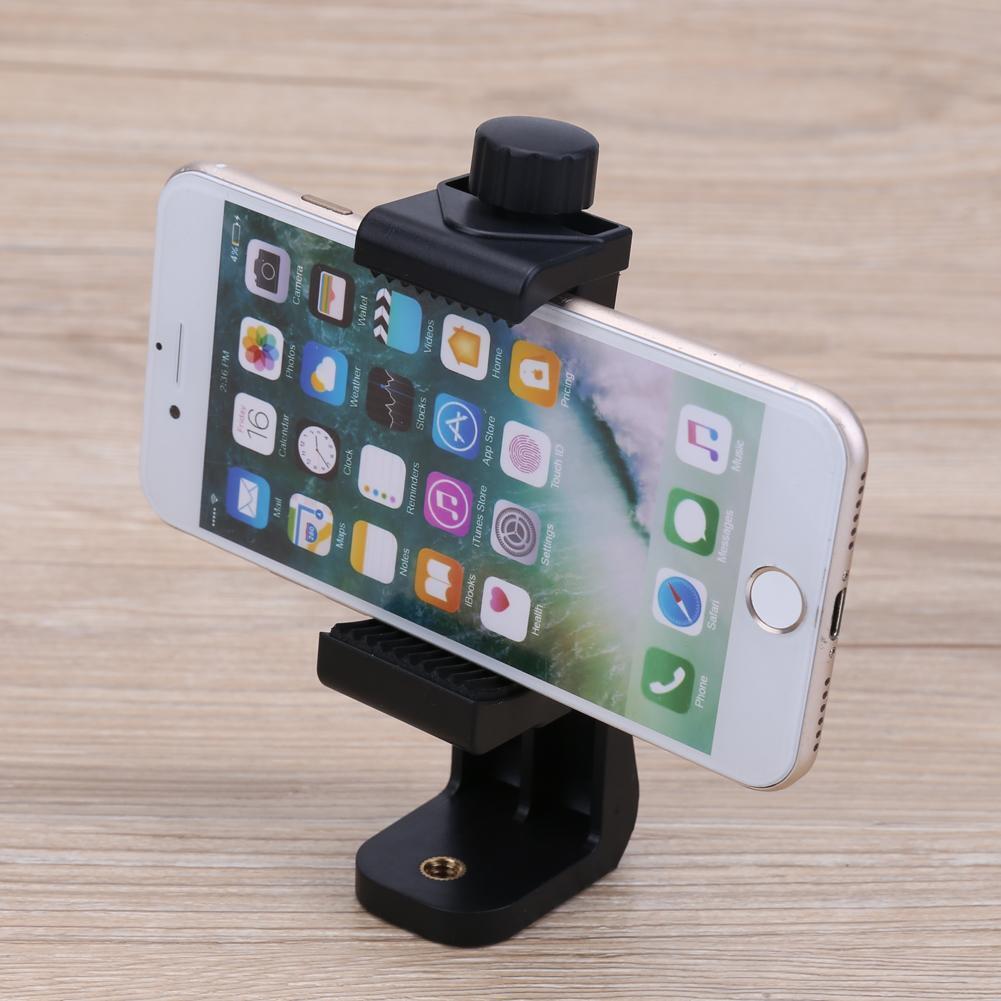 Universal 360° Rotatable Phone Holder Clip for Selfie Stick and Tripod
