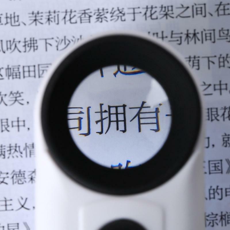 Handheld 40x Magnifier Magnifying Glass w/ 2 LED Light Handheld Magnifier Loupe