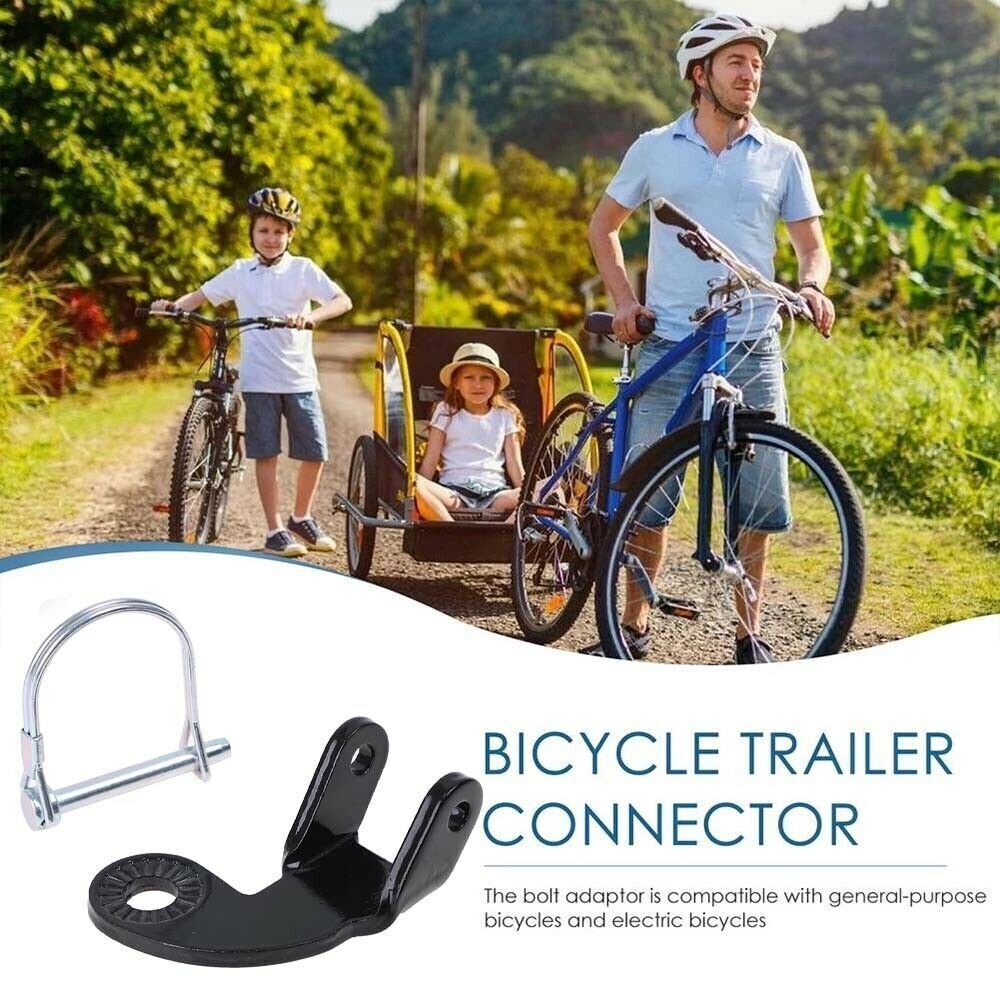 Towing Head Trailer Holder Angle Elbow Bicycle Attachment Bike Trailer Hitch