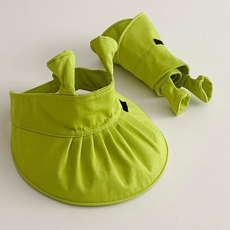 1-3YSummer Baby Bucket Hat Toddler Visor Hat Sun Hat Kid Wide Brim Sunscreen Cap