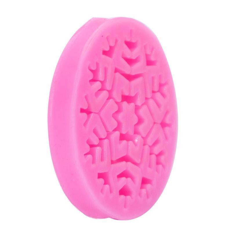 Snowflake Fondant Mold Christmas Silicone Mould for Sugarcraft Cupcake Topper