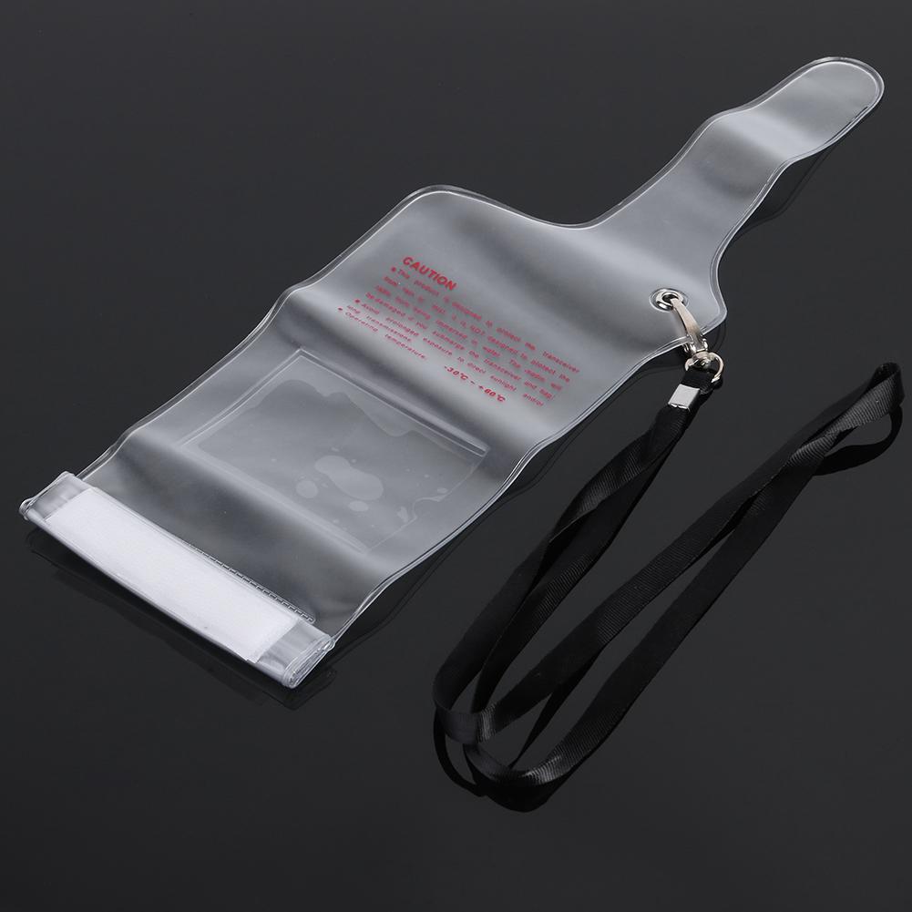 Transparent Waterproof Bag Pouch for Universal Walkie Talkie Two Way Radio